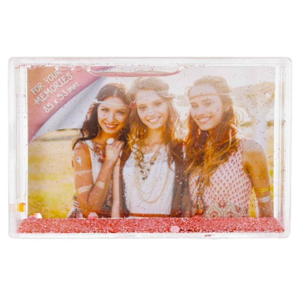 WATER PHOTO FRAME 9X6 GLITTER TRENDHAUS 954787 TRE TRENDHAUS